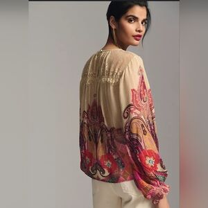 Anthropologie Bohemian Top NWT